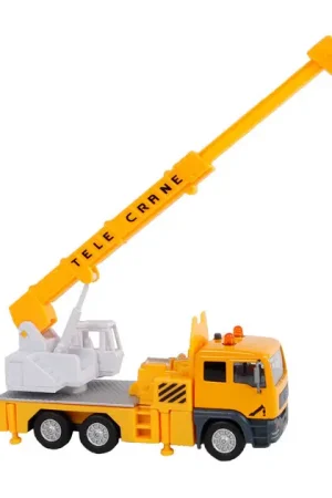 Kids Globe Hijskraan Die-cast met Licht en Geluid, 15cm Koopje