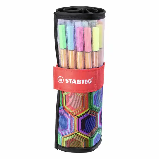 Finale Uitverkoop STABILO point 88 - Fineliner - ARTY - Rollerset 25 Stuks