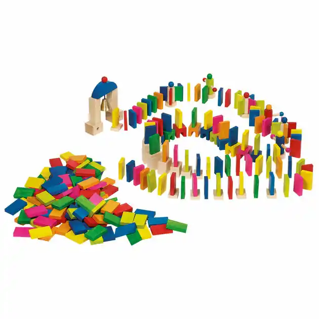 Seizoensaanbieding Goki Houten Domino Speelset, 247dlg.