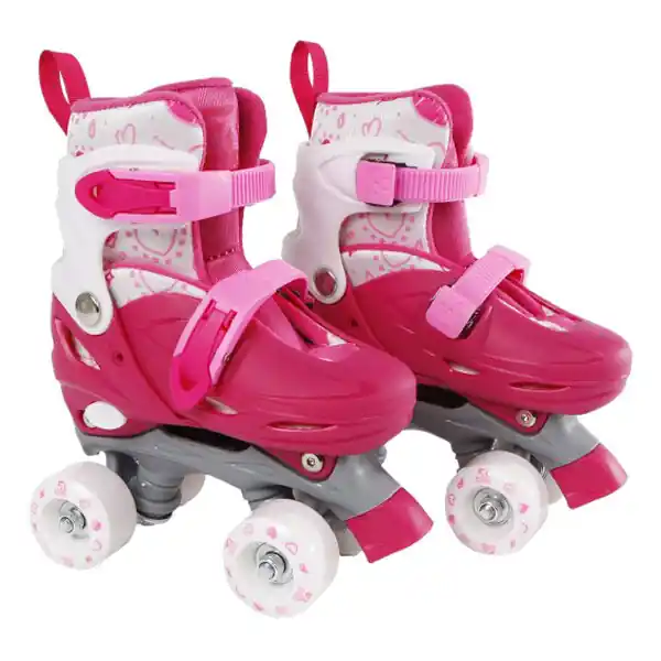 Nu Kopen Street Rider Rolschaatsen Roze Verstelbaar, Maat 27-30