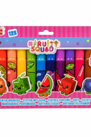 Actieprijs Fruity Squad Stiften Super Brede Punt met Geur, 12st.