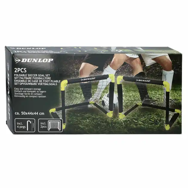 Voetbalgoal met Grondpinnen, Set van 2 Gratis Retour