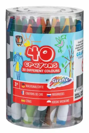 Aanbieding Waskrijtjes, 40dlg.
