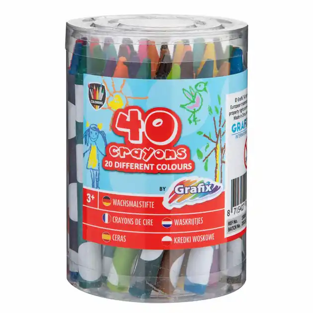 Aanbieding Waskrijtjes, 40dlg.
