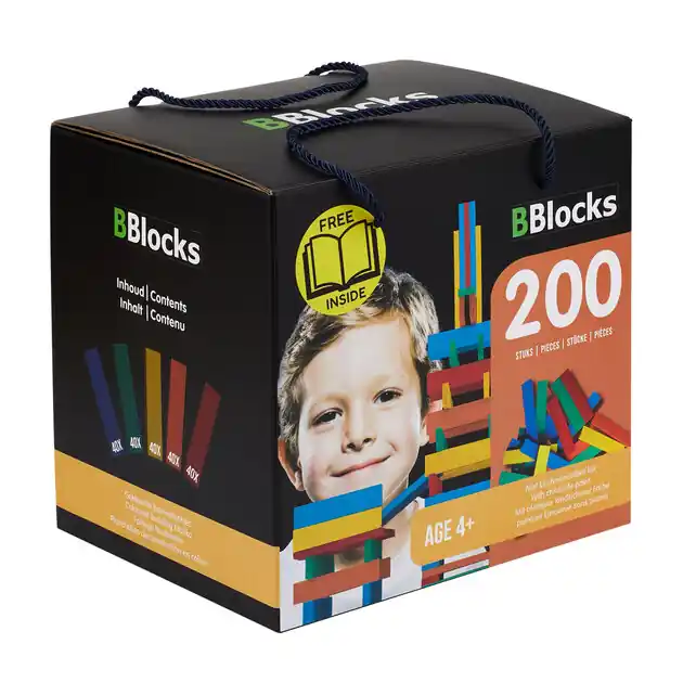 BBlocks Bouwplankjes Kleur, 200dlg. Koop Vandaag