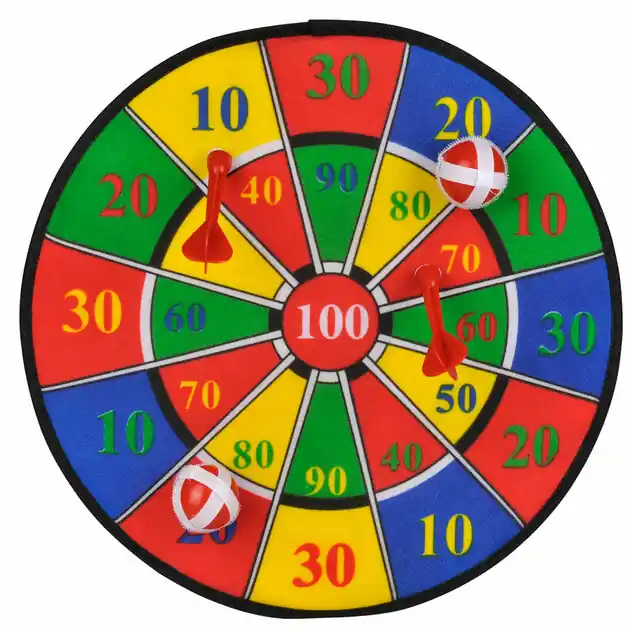 Uitverkoop Dartbord met Klittenband