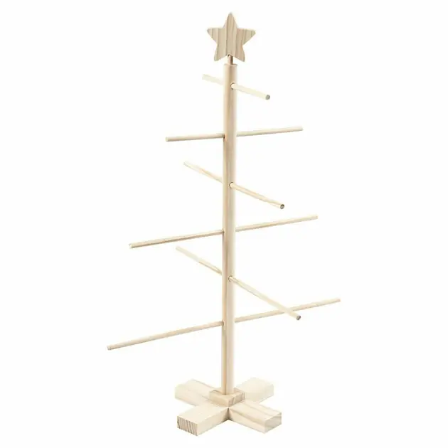 Laatste Versie Houten Kinder Kerstboom, 60cm