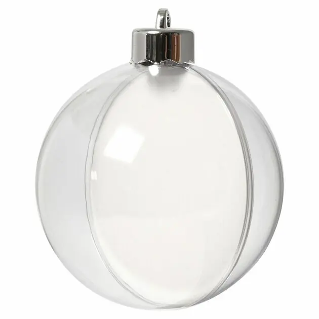 Voordeelprijs Decoratie Kerstballen Tweedelig, 5st.