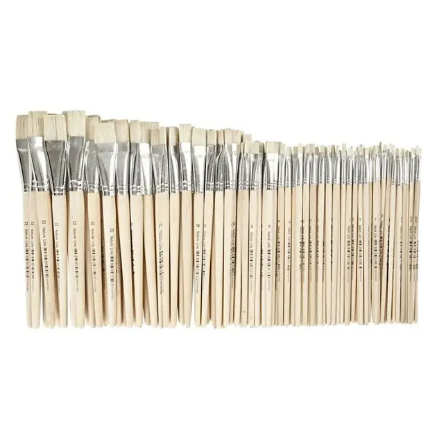 Koopje Houten Kwasten, Nr. 00-22, Korte Steel, 120st.