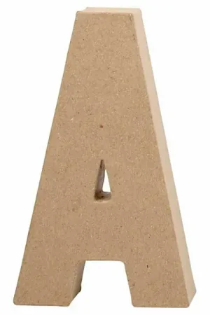 Letter Papier-maché - A, 20,5cm Op = Op
