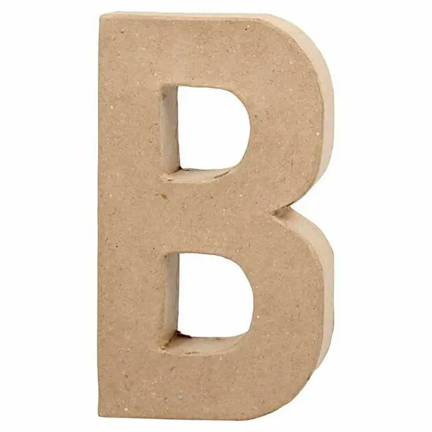 Favoriet Letter Papier-maché - B, 20,5cm