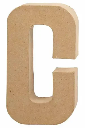 Letter Papier-maché - C, 20,5cm Koop Online