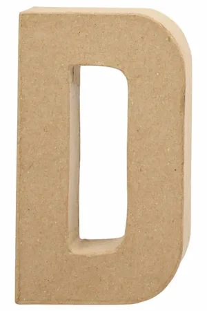 Letter Papier-maché - D, 20,5cm Favoriet