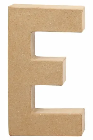 Beperkte Voorraad Letter Papier-maché - E, 20,5cm