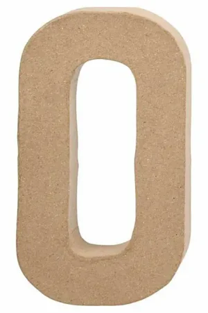 Actieprijs Letter Papier-maché - O, 20,5cm