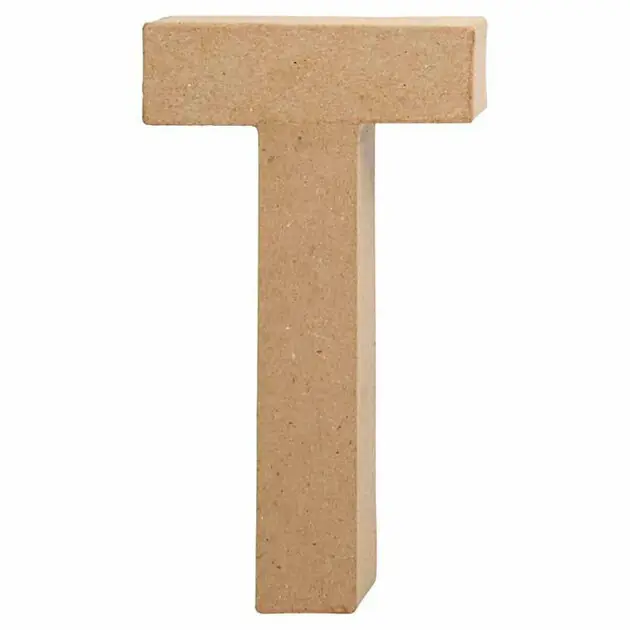 Goedkoop Letter Papier-maché - T, 20,5cm