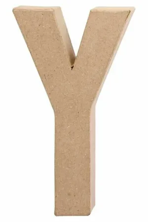 Bestseller Letter Papier-maché - Y, 20,5cm