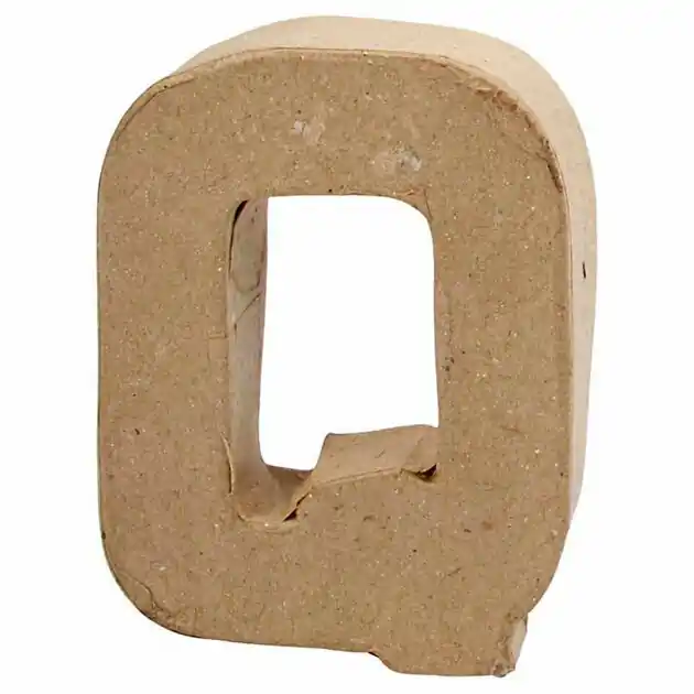 Gereduceerde Prijs Letter Papier-maché - Q, 10cm