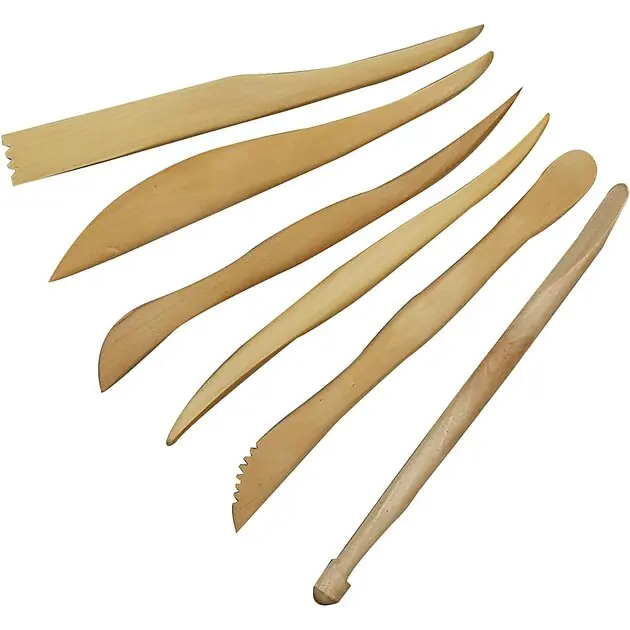Nieuw Modelleer Gereedschapset Hout, 6dlg.
