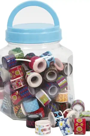 Flitsaanbieding Tape met Print in Pot, 90st.
