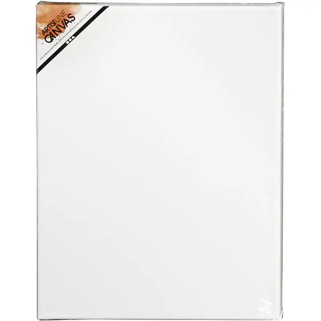 Hete Deal Artistline Canvas Wit, 30x40cm