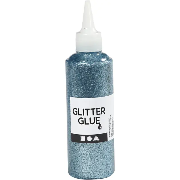 Glitterlijm Lichtblauw, 118ml Nu Kopen