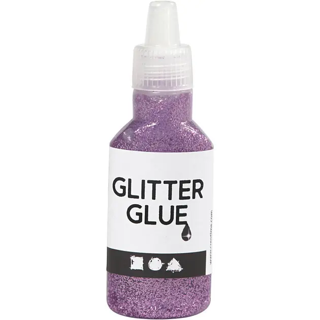 Glitterlijm Paars, 25ml Lage Kosten