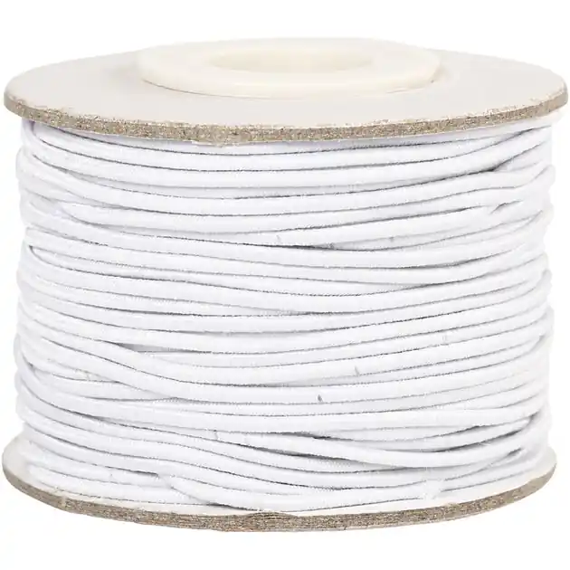 Rechtstreeks Van De Fabrikant Elastiek Dikte 1mm Wit, 25m
