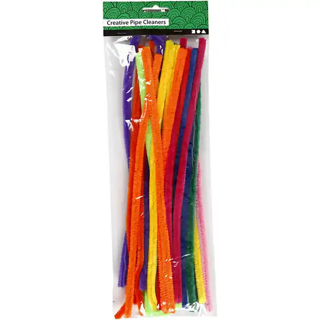 Chenille Draad Kleur 30cm, 50st. Laatste Versie