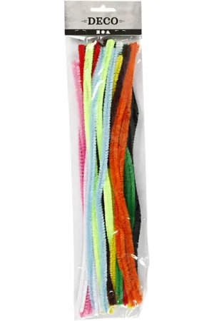 Aanbieding Chenille Draad Kleur 30cm, 25st.