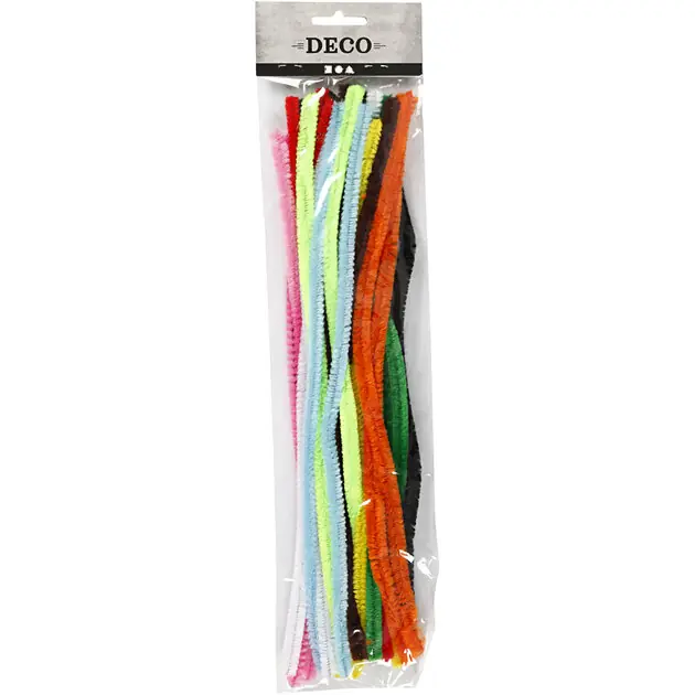 Aanbieding Chenille Draad Kleur 30cm, 25st.