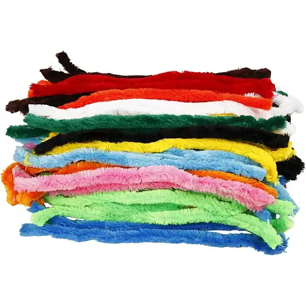 Chenille Draad Kleur 45cm, 60st. Premium