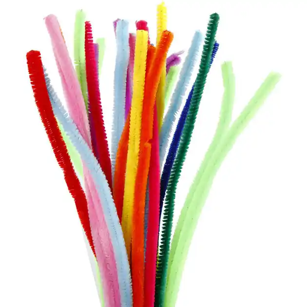 Hete Deal Chenille Draad Kleur 30cm, 200st.
