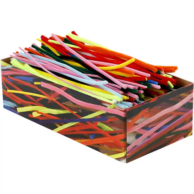 Betrouwbaar Chenille Draad Kleur 30cm, 700st.