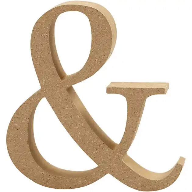 Symbool & MDF 13cm, 1st. Dagaanbieding