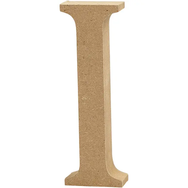Letter I MDF 8cm, 1st. Actieprijs