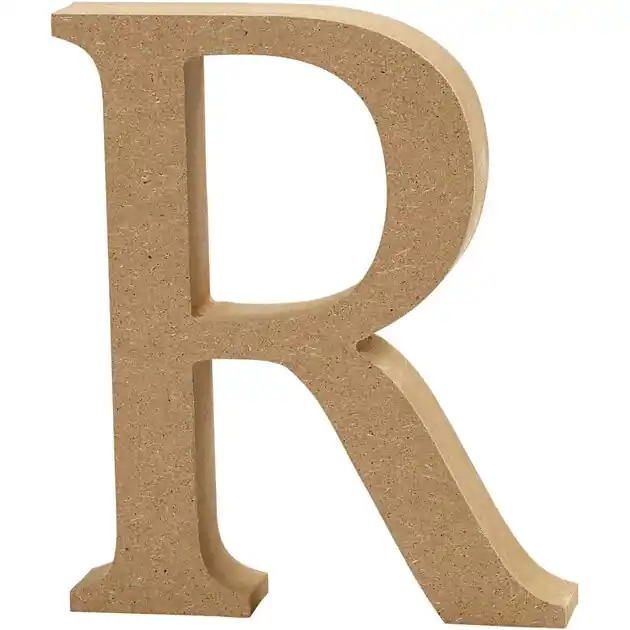 Speciale Aanbieding Letter R MDF 8cm, 1st.