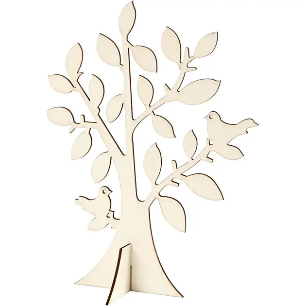 Gratis Retour Houten Boom met Voet