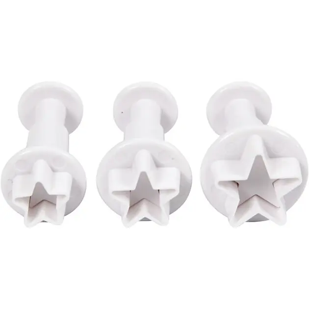 Speciale Aanbieding Uitsteekvormen met Stempel Ster, 3st.