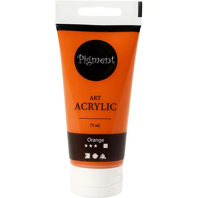 Pigment Art Acrylverf Oranje, 75ml Goedkoop