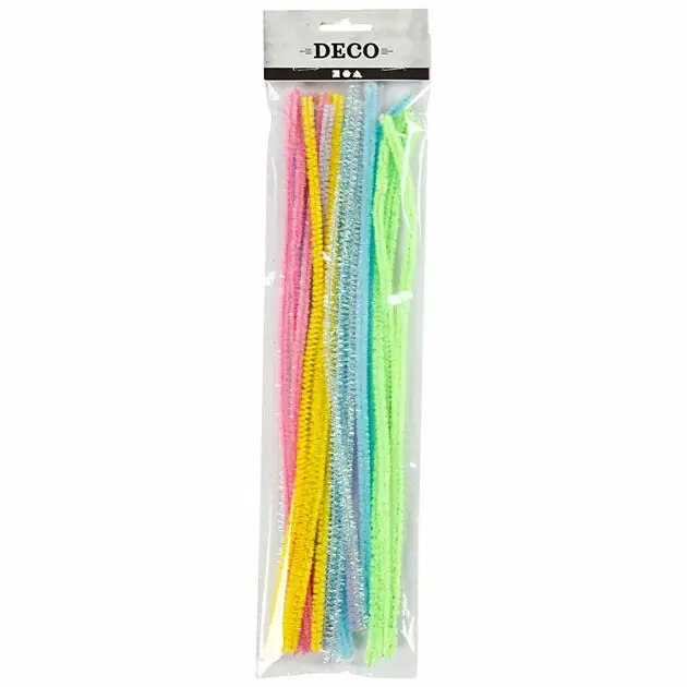 Favoriet Chenille Draad Pastelkleuren, 24st.