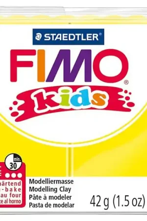 FIMO Kids Boetseerklei Geel, 42gr Shop Nu