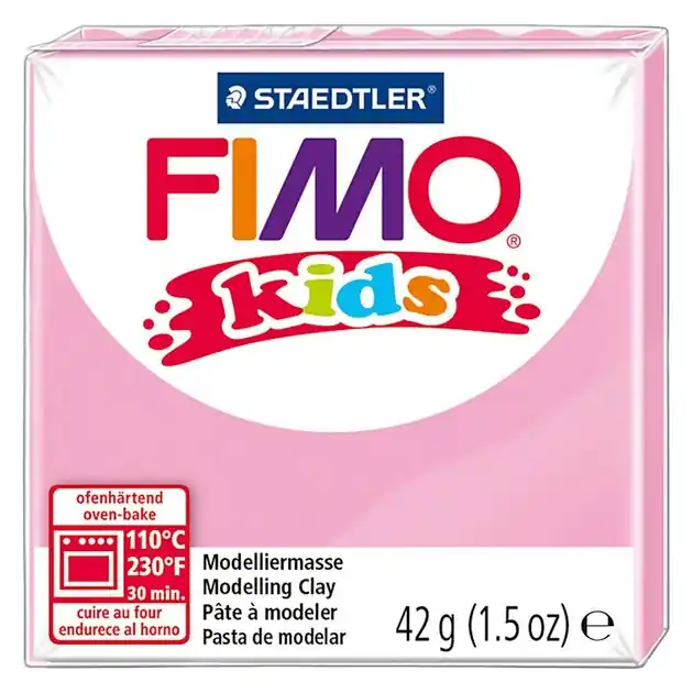 FIMO Kids boetseerklei, roze, 42 gr Lage Kosten