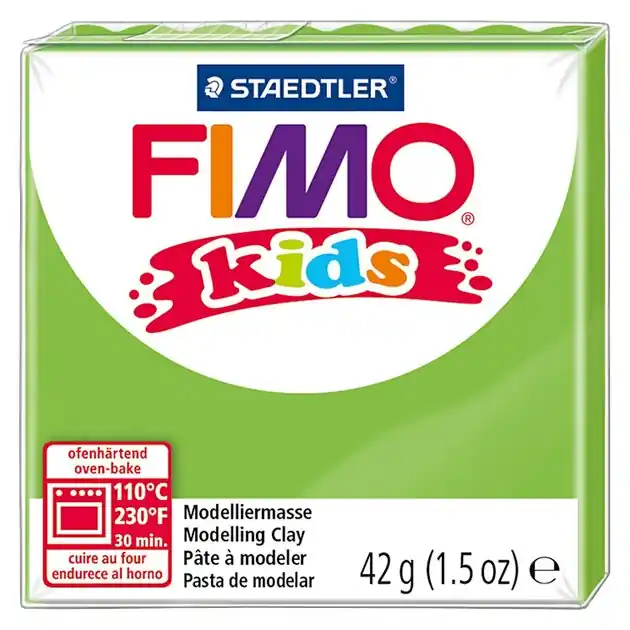 FIMO Kids Boetseerklei Lichtgroen, 42gr Gereduceerde Prijs
