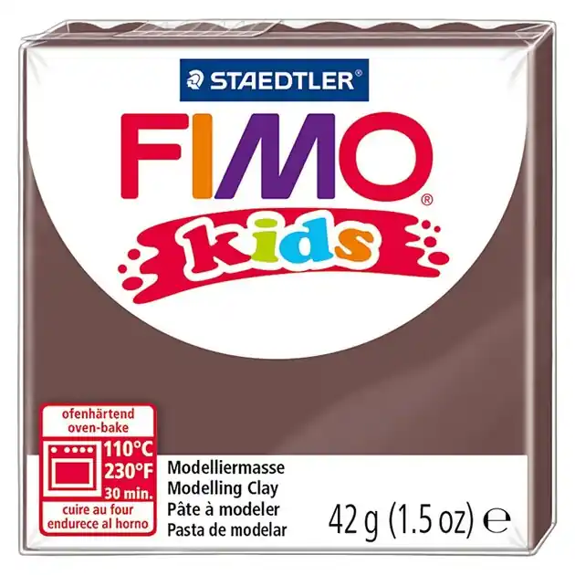 Populair FIMO Kids Boetseerklei Bruin, 42gr