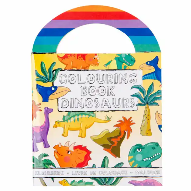 Kleurboekje met Stickers Dinosaurus Hoge Kwaliteit