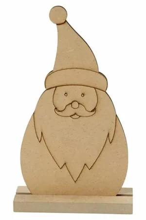 Gecertificeerd Houten Kerstfiguur Kerstman
