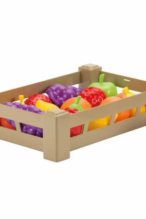 Op = Op Ecoiffier 100% Chef Fruit of Groenten in Kratje