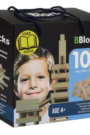 Veilige Betaling BBlocks Bouwplankjes Blank, 100dlg.