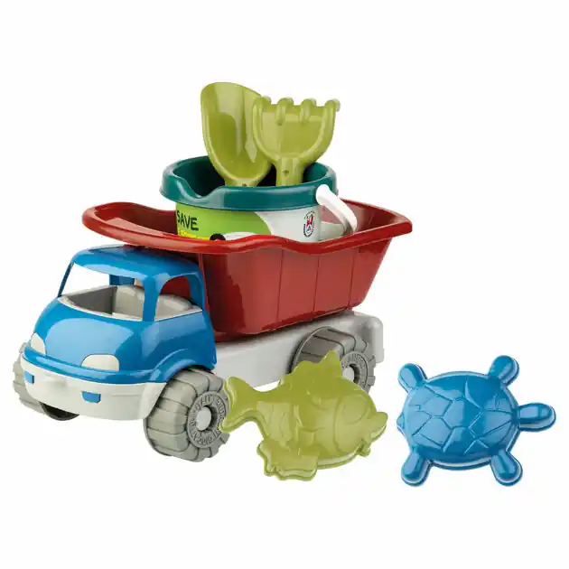 Emmerset met Kiepwagen Gerecycled Plastic, 6dlg. Weekendaanbieding